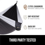 GORILLA GRIP Durable Portable Camping Hammock, Holds 400lbs - Image 5
