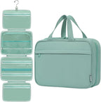 Toiletry Bag For women, Portable Hanging Organizer, 4 Leakproof Compartment for by PREZON