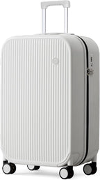 mixi 24 Inch Checked Luggage PC Hardshell Suitcases by MIXI