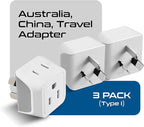 Ceptics Australia Power Plug Adapter, 2 in 1 Type I Plug Adapter, US to - Image 2