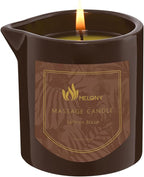MELONY Massage Oil Candle for Pure Relaxation - 8.1 oz - Moisturizing Essential Oil Body Massage Candle for Home Spa- Amazing Gift for Women & Men (Saffron Blaze)