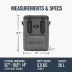 Magnetic Soft Cooler, Zipperless Soft Sided Cooler Bag - Image 5