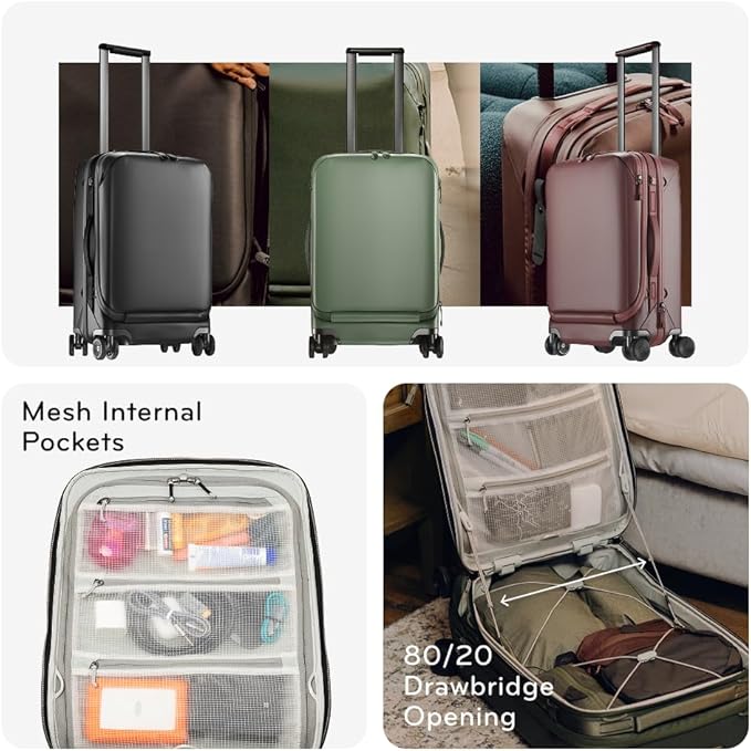 Peak Design Roller Pro Carry-On, Expandable Small Suitcase - Image 3