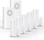 Wireless Door Chime, Door Open Sensor Alarm When Entry Business/Office/Store by AMHEY