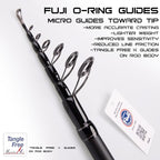 RIFT Venture Telescopic Fishing Rods, Rubber Grips, Fuji Guides, Carbon Fiber - Image 3
