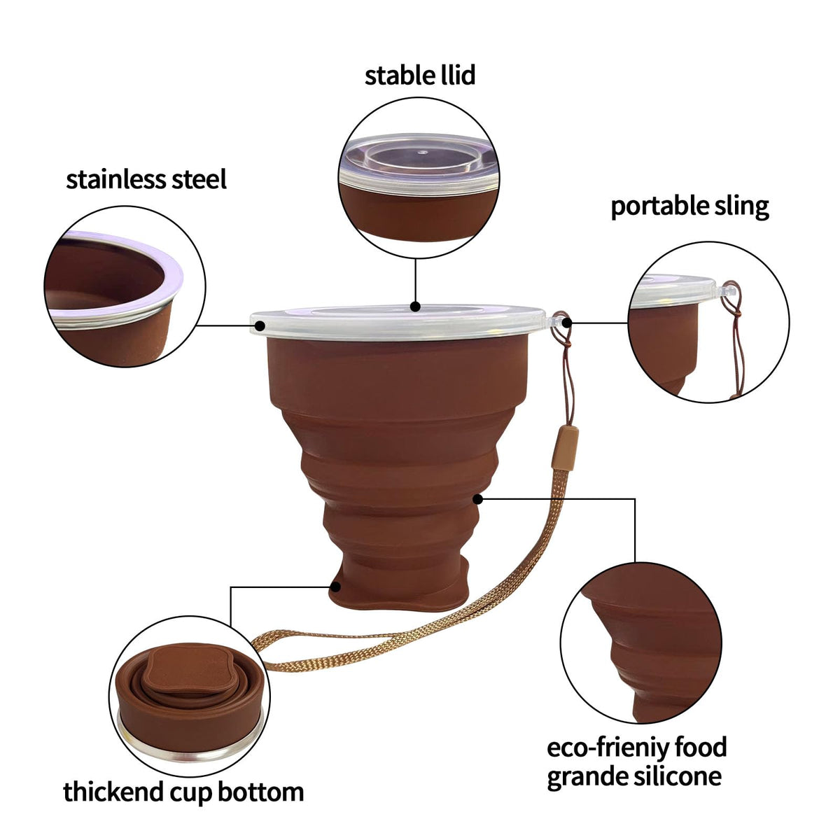 200ML Collapsible Cup (Coffee)