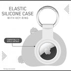 CHARGEWORX Air Tag Holder 4-Pack – Silicone Protective Keychain Holders - Image 2