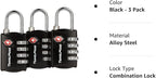 3 Pack TSA Luggage Locks with 4 Digit Combination – Heavy Duty Set Your Own - Image 10