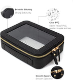 Travel Clear Makeup Bag Set, TSA Approved Cosmetic Bag Case - Image 5
