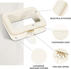 Prite Clear Makeup Bag Cosmetic Organizer Case Waterproof Travel Toiletry Bag - Image 4