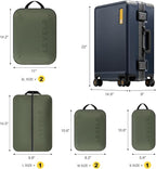 LEVEL8 Carry On Luggage Airline Approved Zipperless - Image 2