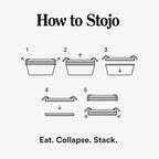 STOJO Collapsible Sandwich Box – 24oz, Reusable Food Storage Container - Image 7