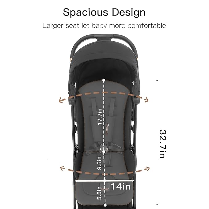 Gravity Folding Baby Stroller - Image 4
