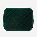 Conair Travel Double Zip Organizer - Toiletry Bag - Makeup Bag - Travel Makeup Bag - Makeup Organizer - Gifts for women - Green Velvet