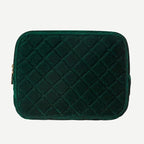 Conair Travel Double Zip Organizer - Toiletry Bag - Makeup Bag - Travel Makeup Bag - Makeup Organizer - Gifts for women - Green Velvet