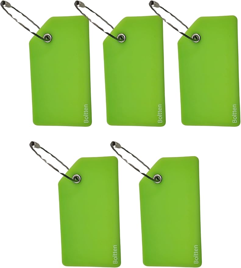 5 Pack Silicone Luggage Tag by Unknown