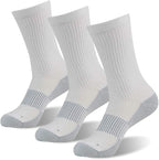 FOOTPLUS Hiking Copper Compression Socks, Unisex Cushioned Sole Arch Support by FOOTPLUS