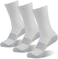 FOOTPLUS Hiking Copper Compression Socks, Unisex Cushioned Sole Arch Support by FOOTPLUS
