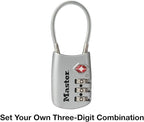 Master Lock 4688D Set Your Own Combination TSA Approved Luggage Lock, 1 Pack - Image 4