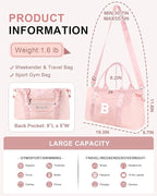 Initial Travel Duffel Bag Sports Gym Bag - Image 2