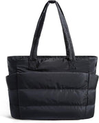 BAGSMART Tote Bag for Women, Lightweight Puffy Tote Bag by BAGSMART