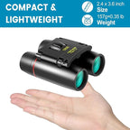 12X25 Mini Pocket Binoculars Compact, Small Lightweight Foldable - Image 4