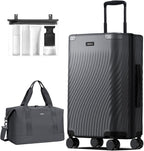 ECOHUB Hardside Expandable Carry On Luggage, Recycled PC 24" Rolling Luggage by ECOHUB
