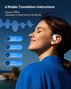 AI Translator Earbuds Real-Time 144 Languages & Accents, 3-in-1 Open Ear - Image 8