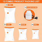AGPTEK 12 Pack Vacuum Storage Bags Compression Storage Bags - Image 2