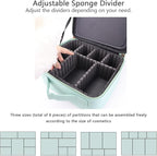 Makeup Bag with Led Mirror, Travel Makeup Organizer with 3 Color Setting & 10X - Image 3