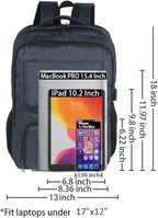 Laptop Backpack Fits 17 Inch Computer, Bussiness Travel Backpack - Image 4