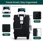 Nobl Travel Carry On Luggage, Noble Zipperless Aluminum Frame, 22.5x15x9.5 - Image 3