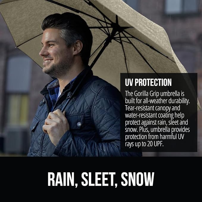 GORILLA GRIP Strong Stick Umbrella - Image 3