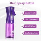 Hair Brush Set, Hair Brushes for Women Men kid Wet Dry All Hair Detangling Parting Styling, Brush Set with Detangler Brush, Edge Brush, Teasing brush, Rat Tail Comb (Purpe)