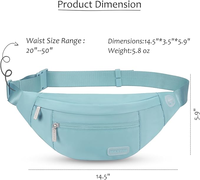 MAXTOP Large Crossbody Fanny Pack - Image 5