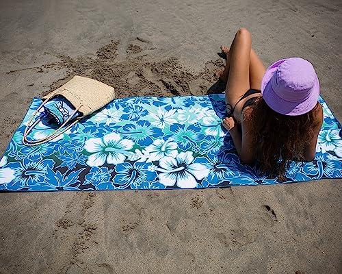 Quick Dry Microfiber Beach Towel (Hibiscus / Extra Large 78x35")