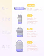 BAGSMART 6 Set Compression Packing Cubes - Image 2