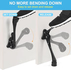 6 Inch Black Kick Down Door Stoppers - Image 4