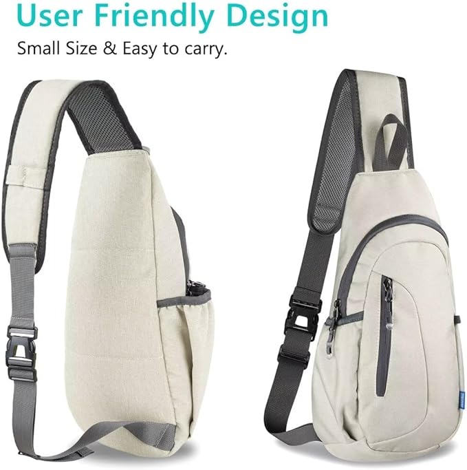 TITECOUGO Small Sling Bag, Lightweight Crossbody Backpack - Image 3