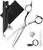 Professional Hair Thinning Shears Hair Cutting Texturizing Teeth Scissors - 6" Right Hand HIGH-END Extremely Sharp Scissors 440C Stainless Steel for Salon Home Stylists
