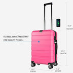 KROSER Hardside Expandable Carry On Luggage - Image 2