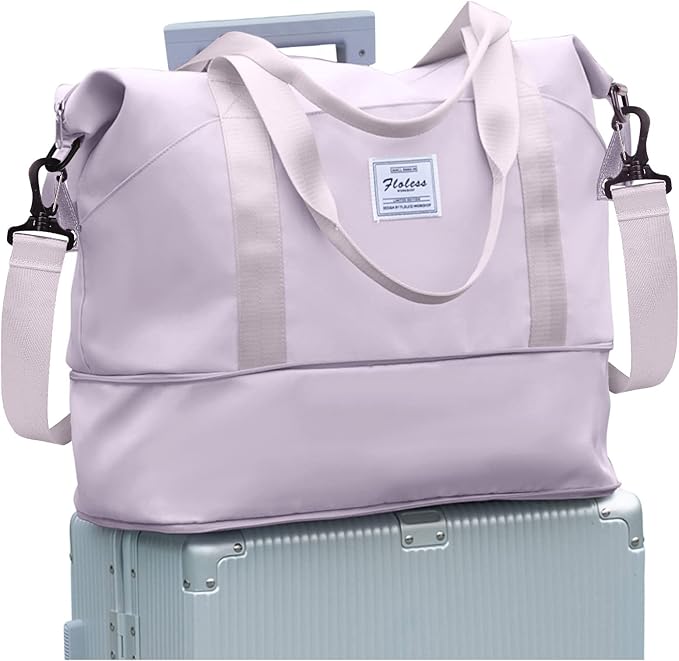 Travel Duffel Bag, Sports Tote Gym Bag, Shoulder Weekender Overnight Bag by WONHOX