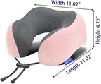 napfun Neck Pillow for Traveling, Upgraded Travel Neck Pillow for Airplane 100% - Image 5