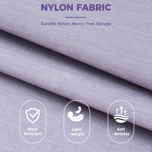 Lightweight Compression Packing Cubes for Travel (Dusty Purple / 6 Set)