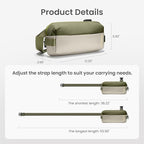 tomtoc Compact EDC Sling Bag, Minimalist Chest Shoulder Backpack Crossbody Bag - Image 7