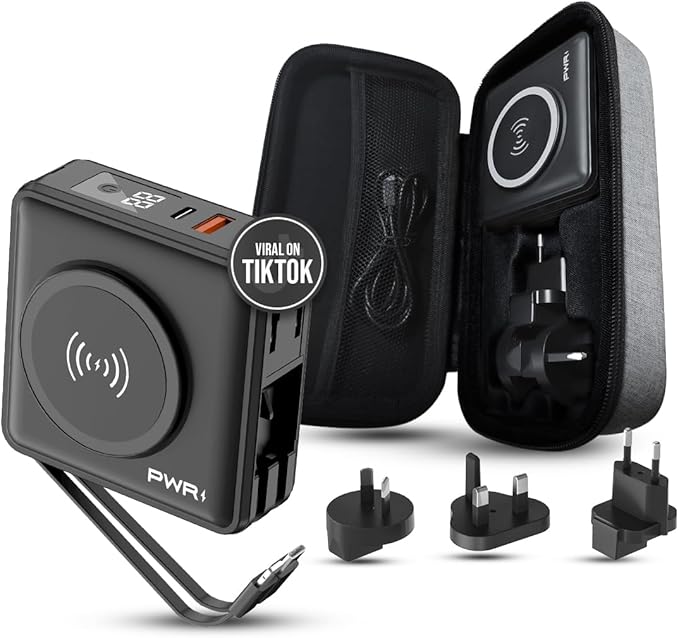 PWR Travel PRO 5-in-1 Power Bank by PWRMOBILE