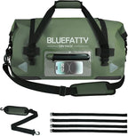 Waterproof Motorcycle Duffel Bag Roll Top Dry Duffel Bag by BLUEFATTY
