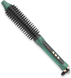 3/4 Inch Barrel Thermal Round Brush, Volume Heat Styling Brush for Men and Women Medium Thin Curly Straight Hair, Heated Curling Iron,12 Temperature Setting (1.35 Inch with Bristles)