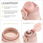 TakeToday Collapsible Water Bottles 20oz, Leak Proof, Foldable Silicone Travel - Image 7
