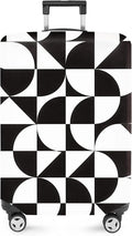 ANNA QUEEN Geometric Minimalist Luggage Cover, Suitcase Protector by ANNAQUEEN